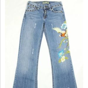 Allen B embroidered jeans